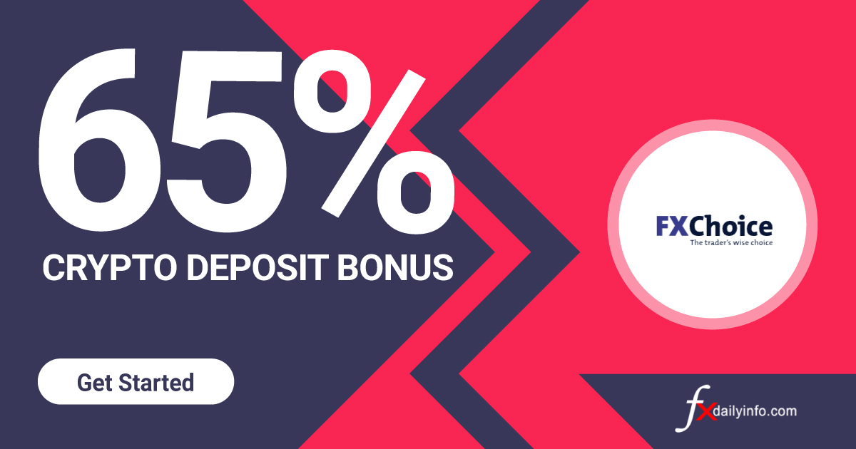 FXChoice 65% Bonus on Crypto Deposits