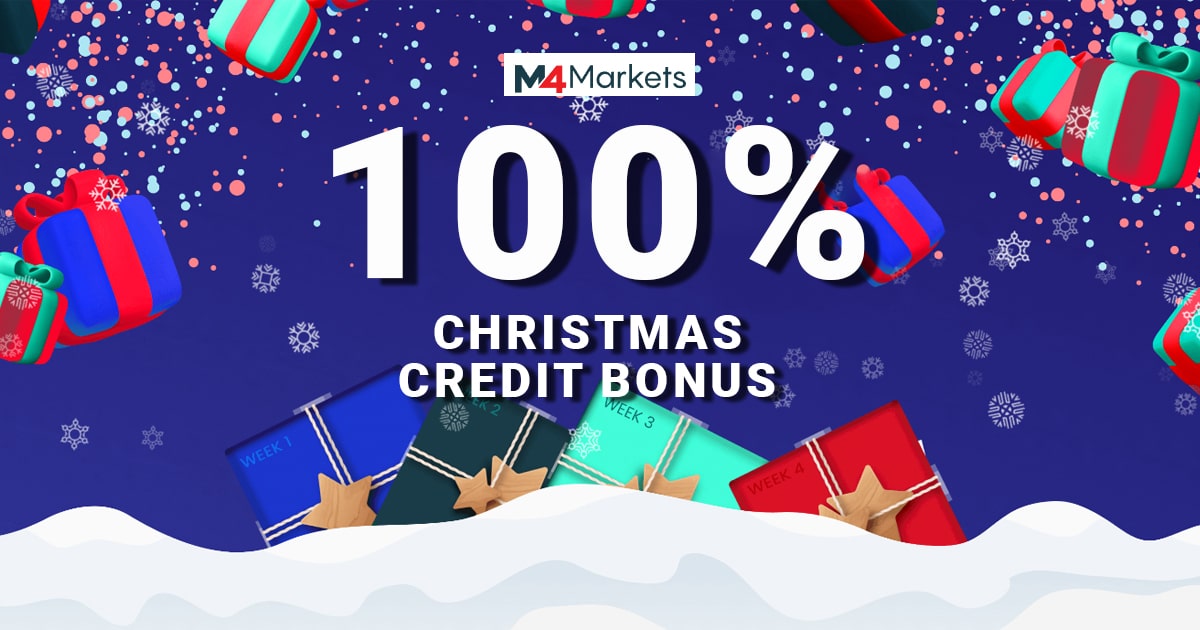 M4Markets 100% Christmas Credit Bon