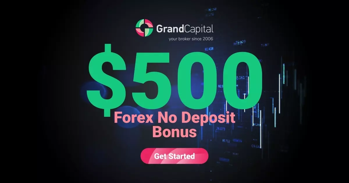 Grand Capital $500 Free Bonus for Real Market Trading