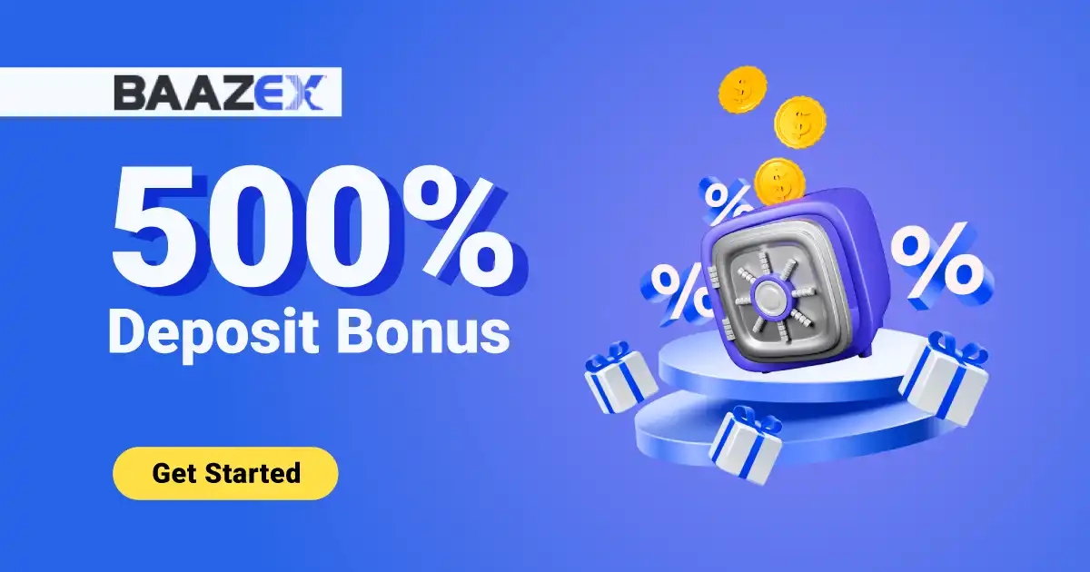 Get a 500% Forex Deposit Bonus by Baazex