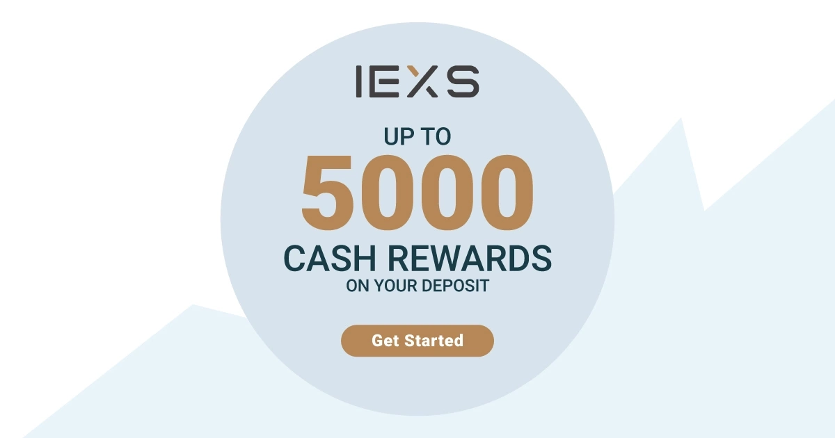 Cash Rewards up to 5000 USD on Deposit at IEXS