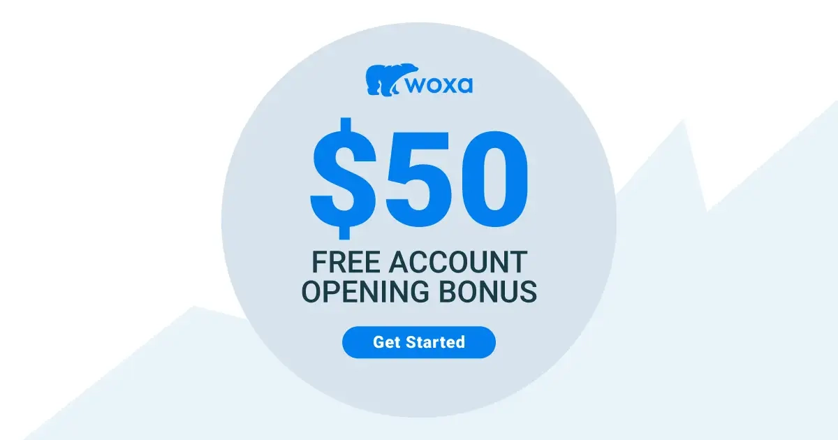 Get a $50 Free Account Opening Bonus with Woxa