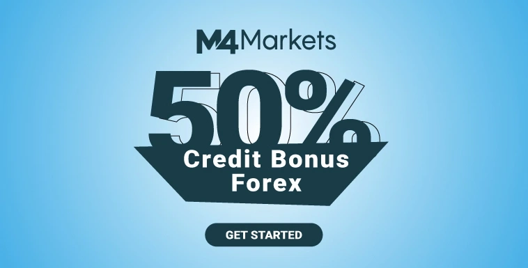 Boost Your Trading Power with 50% Credit Bonus on M4Markets