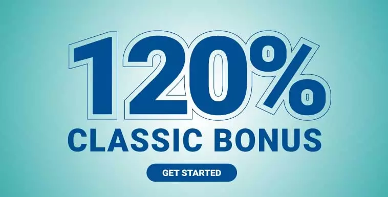 Classic Bonus up to 120% Forex from RoboForex