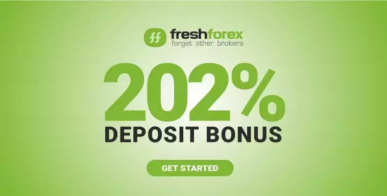 FreshForex 202% Trading Deposit Bonus for all