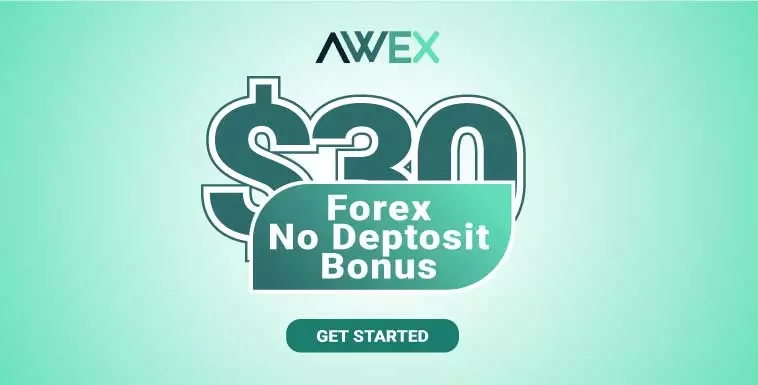 AWEX offers $30 No Deposit Trading Bonus