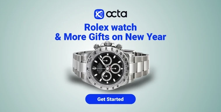 Rolex Watch Trading Prizes on New Year Promotion of Octa