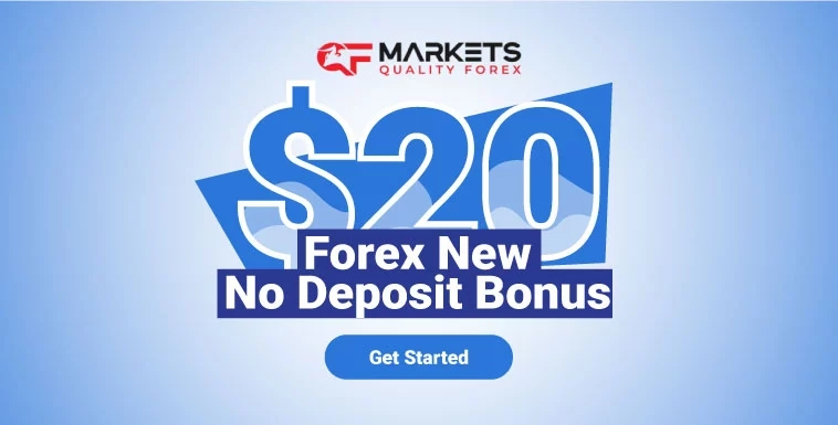QF Markets is providing a $20 Forex No Deposit Bonus
