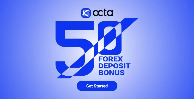 New Deposit Bonus with 50% Credit Forex at Octa Traders