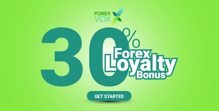 Forex loyalty bonus with New 30% credit by ForexVox
