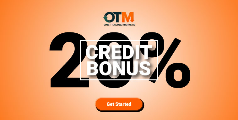 Forex 20% Credit Bonus New offered by the QTM broker