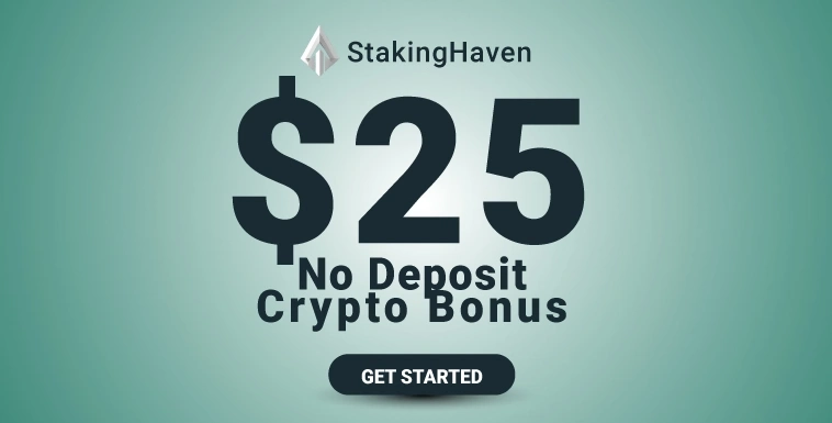 Crypto Forex $25 No Deposit Bonus New by StakingHaven