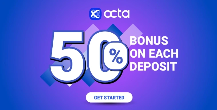 Octa Offers a 50% Withdraw-able Forex Deposit Bonus