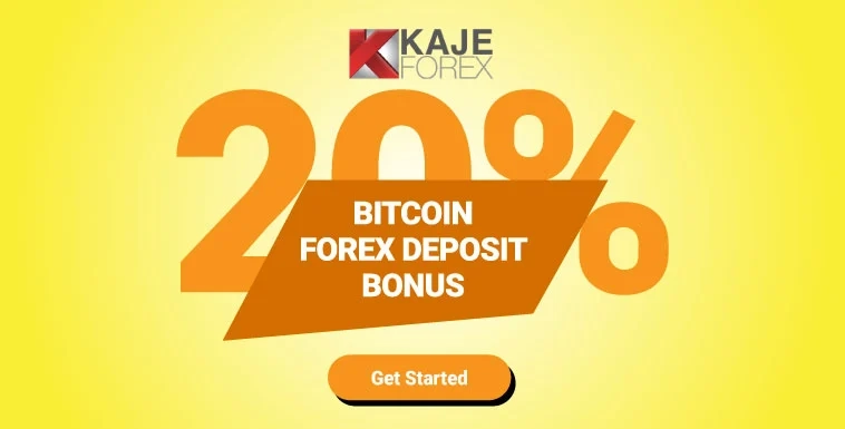 Bitcoin Bonus of 20% New on your First Deposit at Kaje Forex