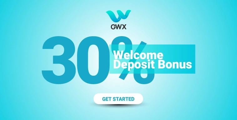 GWX offers a 30% Welcome Deposit Bonus New for traders