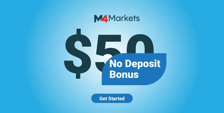 M4Markets Offer a $50 No Deposit Bonus for free Trading