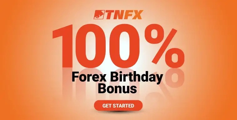 New Forex 100% Birthday Bonus on your birthday by TNFX