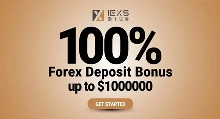 Latest Forex 100% Deposit Bonus with Reward by IEXS