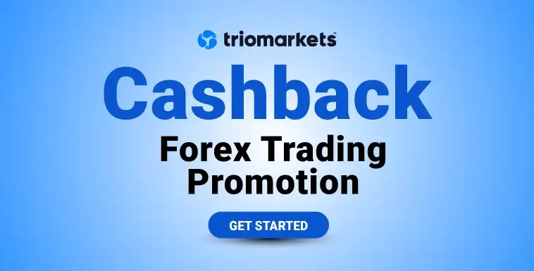 TrioMarkets Cashback Promotion for trading and earning