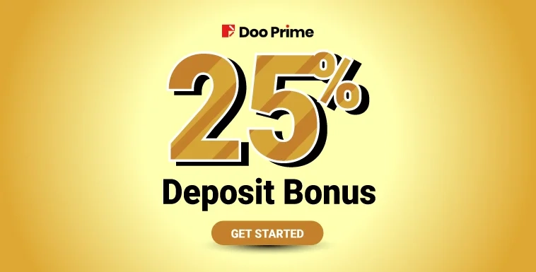 Welcome Forex Deposit Bonus with 25% Credit by DooPrime