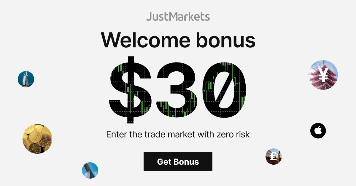 Just Global Markets is Offering a $30 No Deposit Required