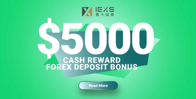 Forex Trading Deposit Bonus Rewards up to $5000 at IEXS