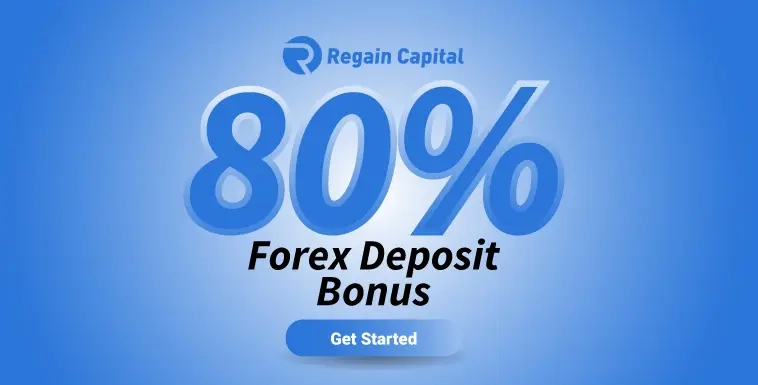Enjoy an 80% Forex New Deposit Bonus from Regain Capital