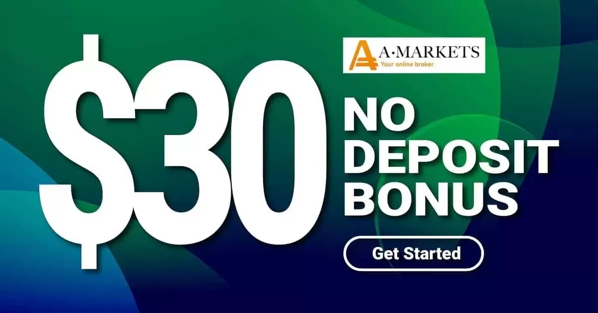 Amarkets 30 USD No Deposit Welcome Bonus