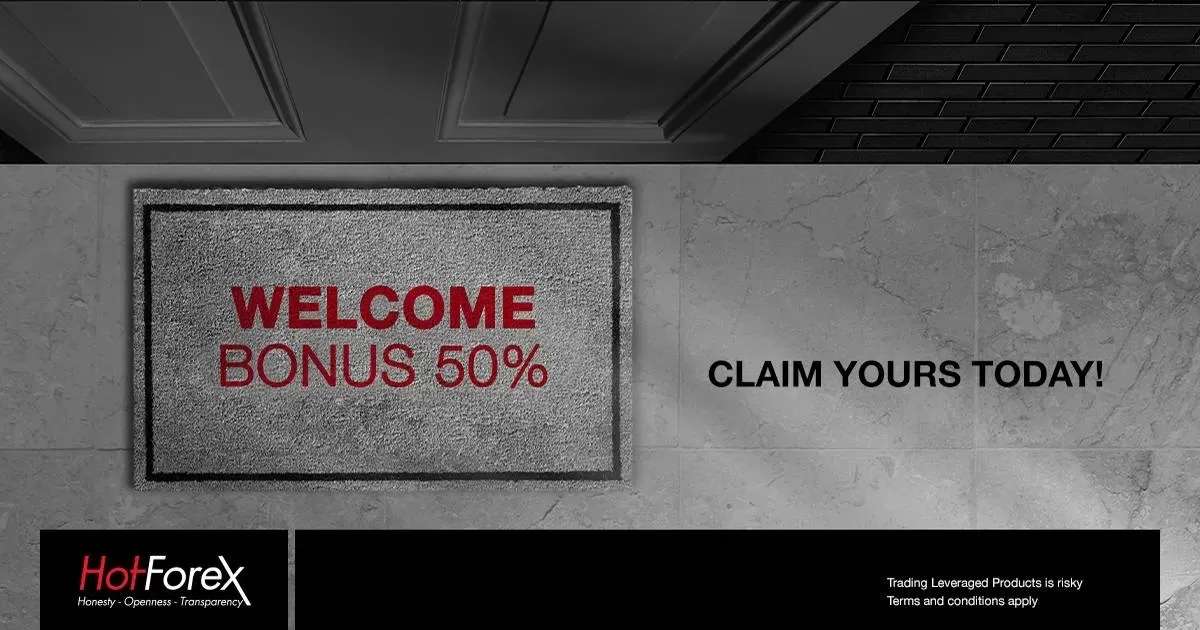 Claim 50% Forex Welcome Bonus from HotForex
