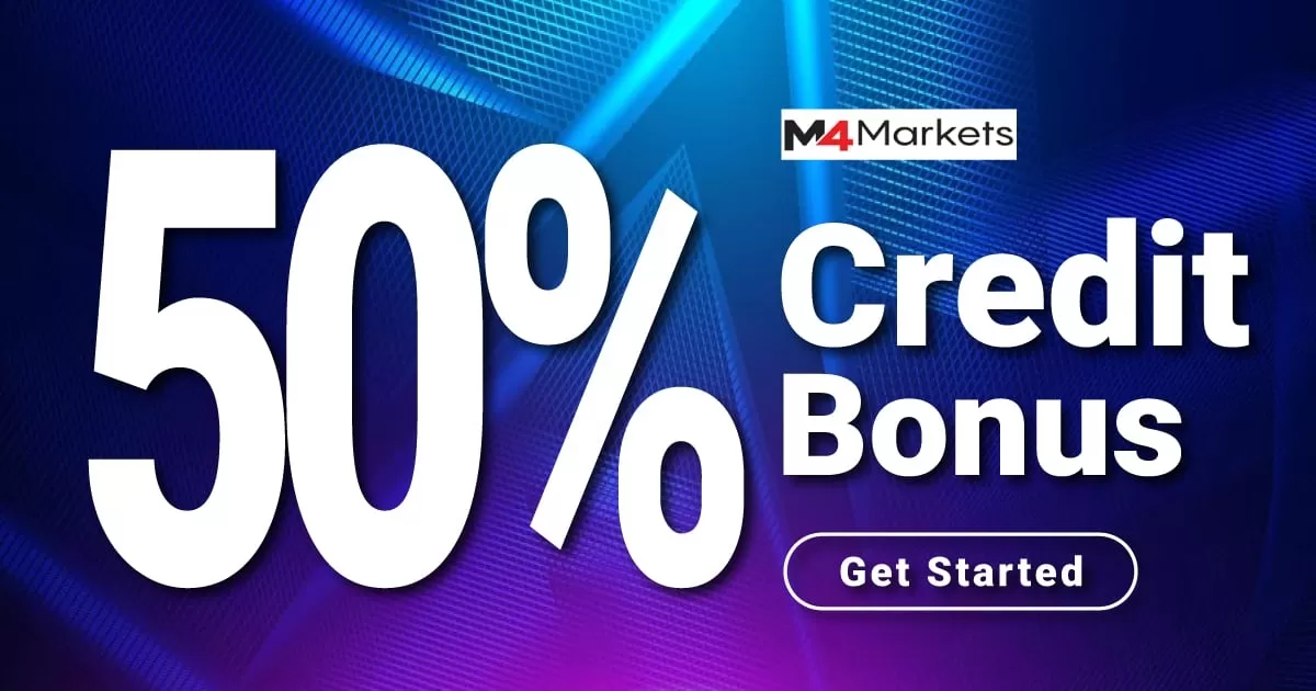 Obtain Free 50% Credit Bonus up to $5000 on M4Markets