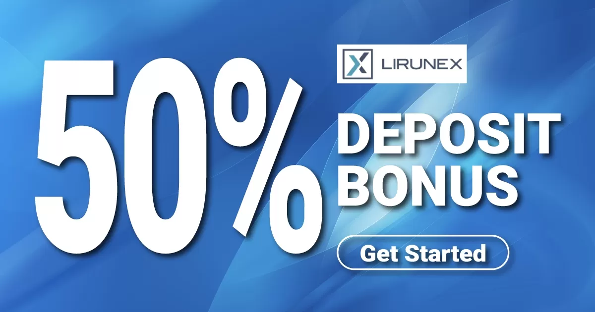 Lirunex 50% Deposit Bonus Promotion
