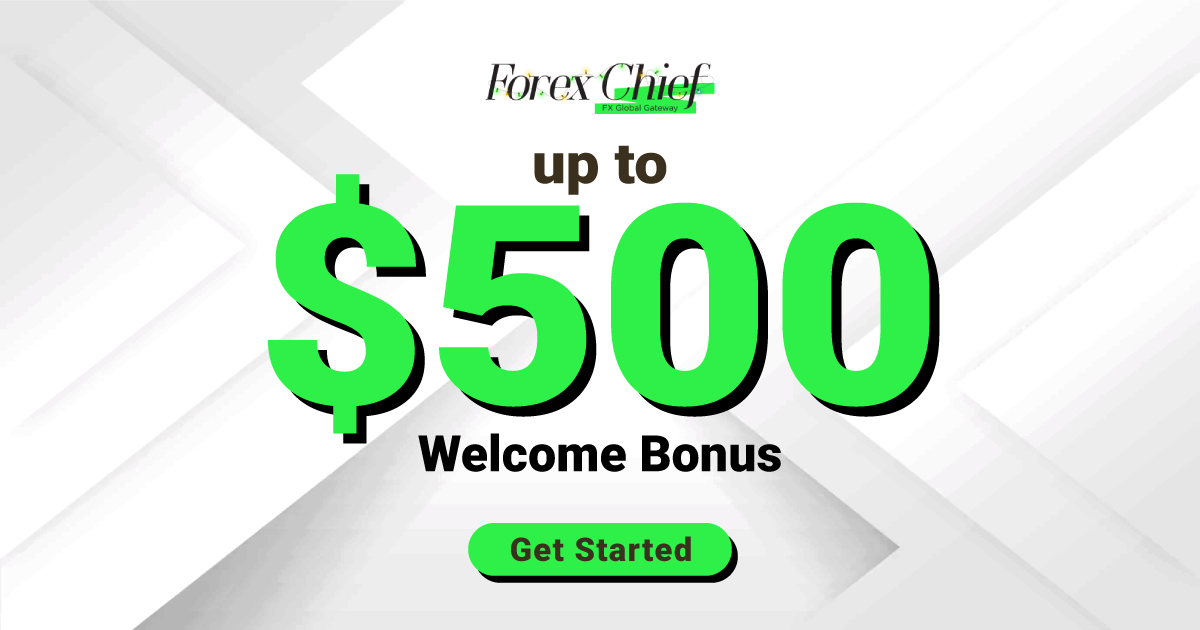 Up to $500 Bonus on First Deposit by Forexchief