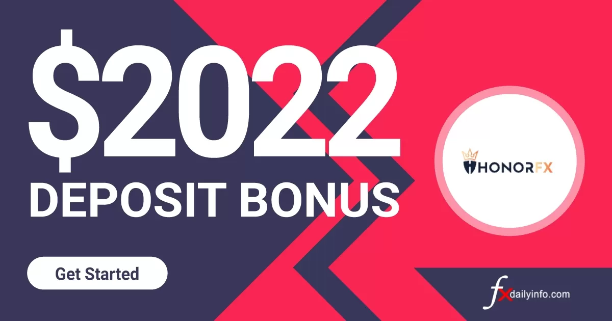 2022 USD Forex Deposit Bonus from HonorFx