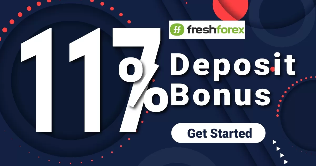 FreshForex 117% Drawdown Deposit Bonus