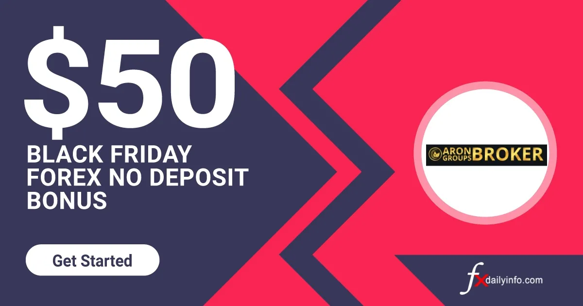 50 USD No Deposit Promotion of Black Friday by Arong Group