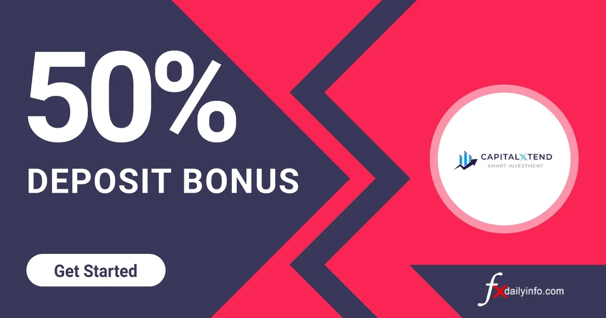 CapitalXtend 50% Forex Deposit Bonus 2022