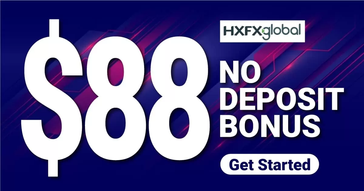 Finally Free $88 No Deposit Bonus on HXF