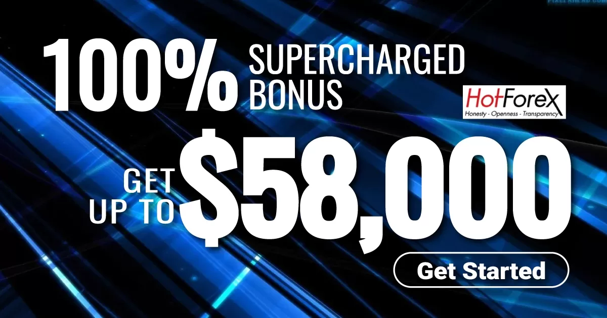 100% SuperCharged Bonus Up to 58,000 USD on HotForex
