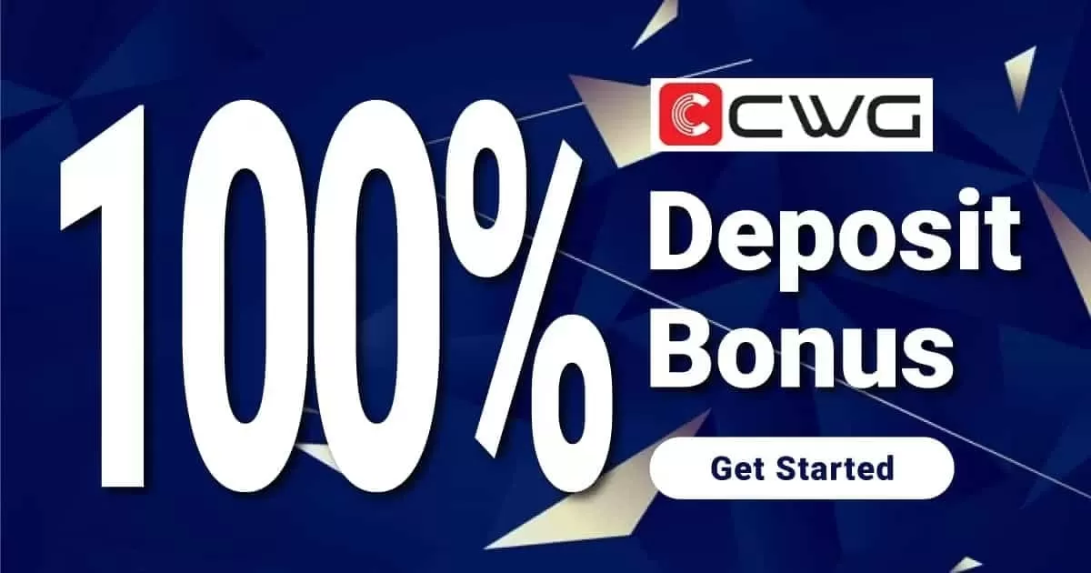 100% Forex Welcome Deposit Bonus on CWG 