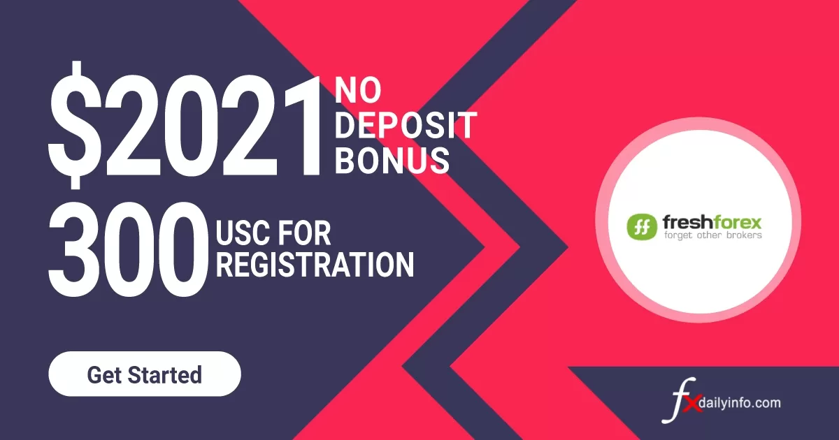 Get 2021 USD No Deposit Bonus and 300 USC For Registration