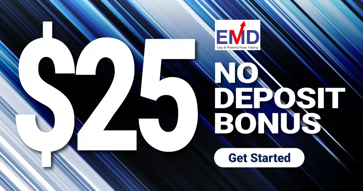 $25 Forex No Deposit Bonus from EMD Finance