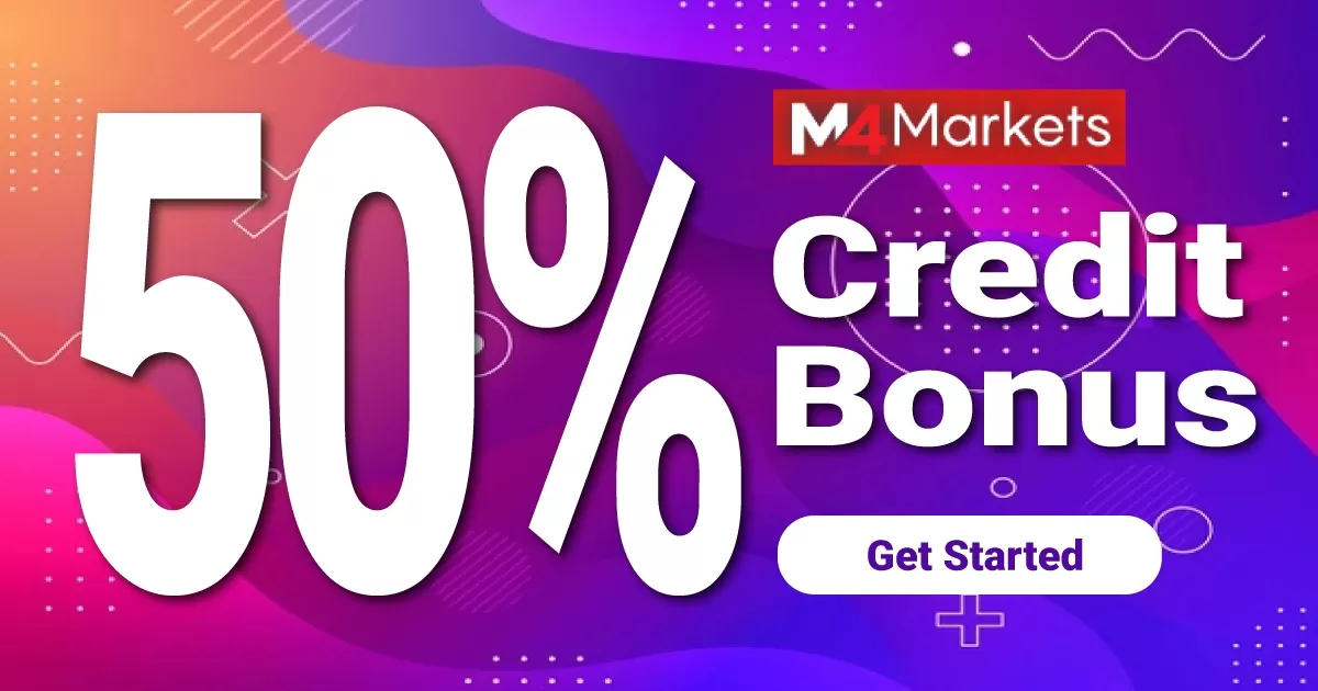 Get M4Markets 50% Credit Bonus Up To $5000