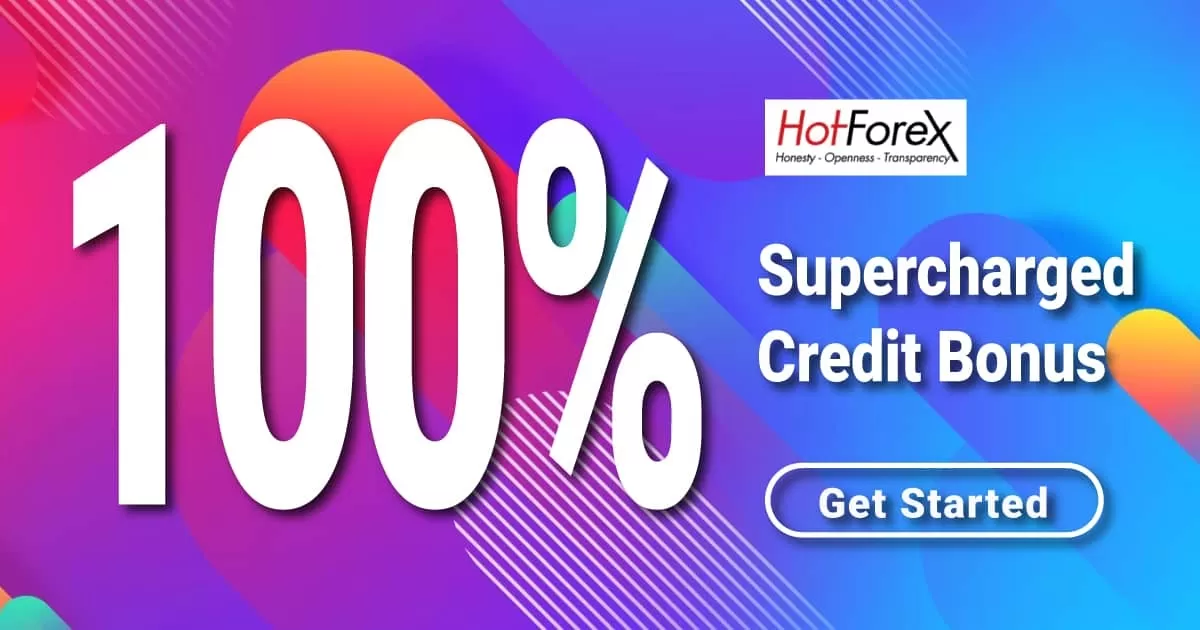 100% SuperCharged Credit Bonus on Hot-Forex