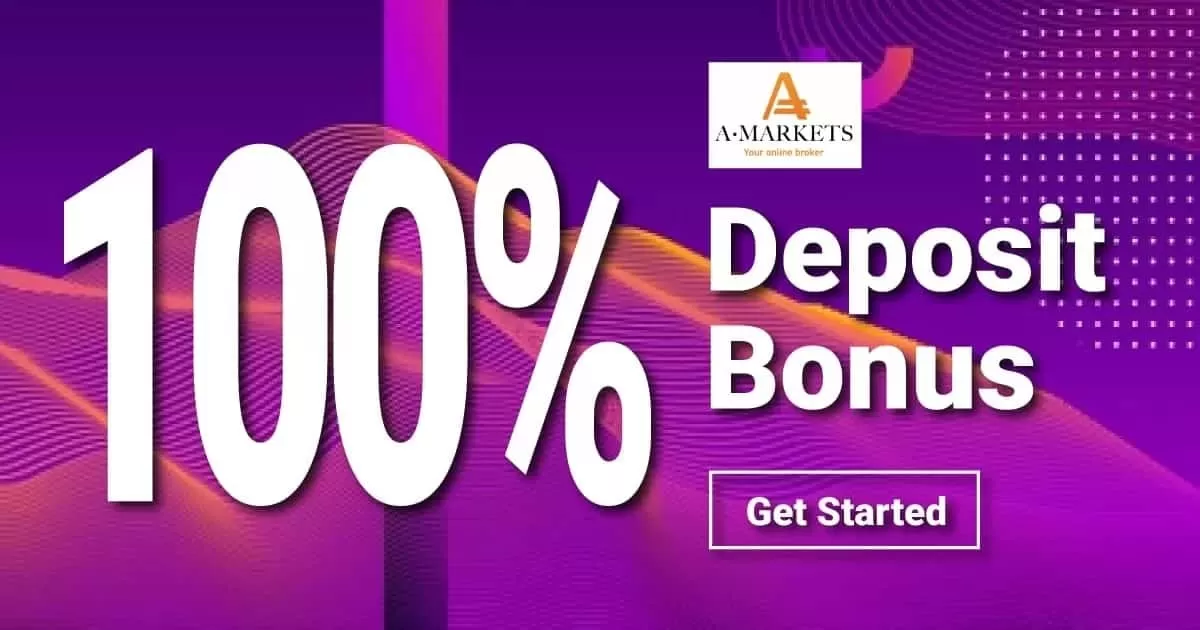 100% Forex Welcome Deposit Bonus on AMarkets