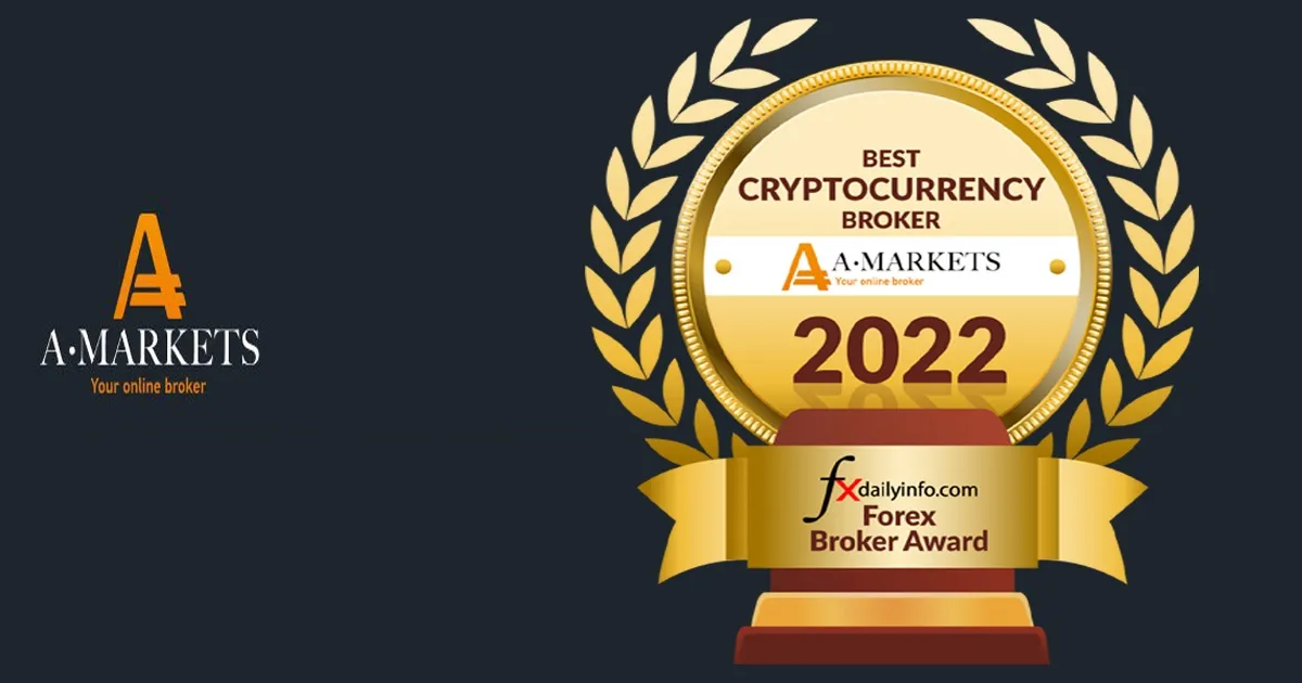 AMarkets wins the Best Cryptocurrency Broker 2022