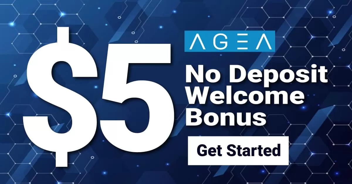 Obtain Free $5 Welcome No Deposit Bonus on AGEA