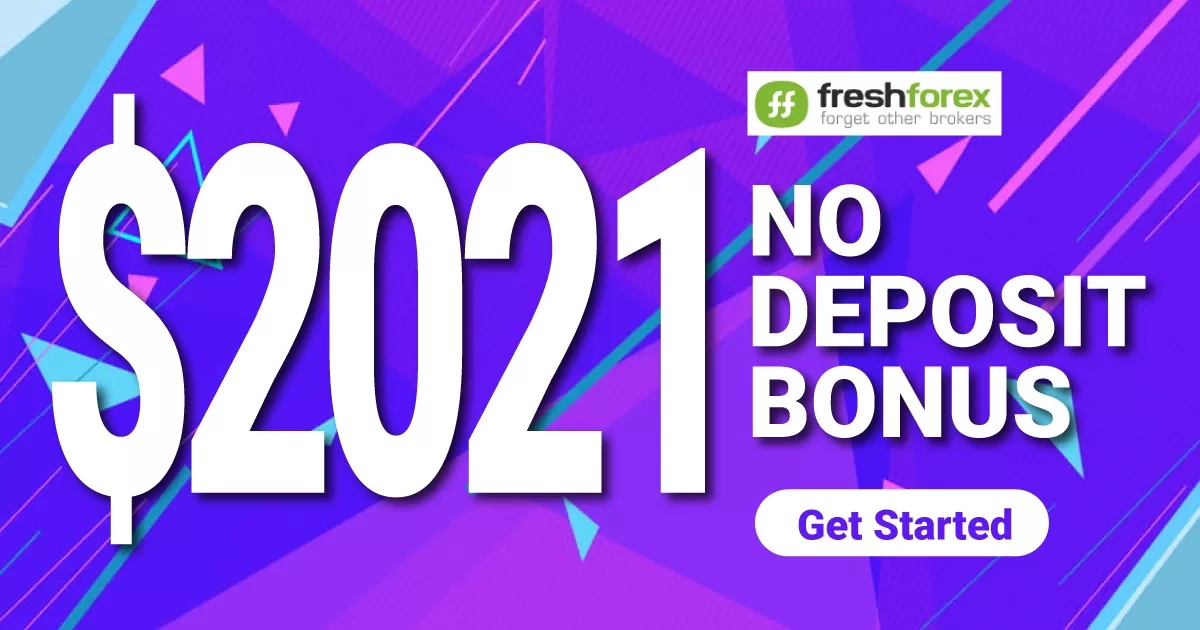 FreshForex $2021 No Deposit Bonus