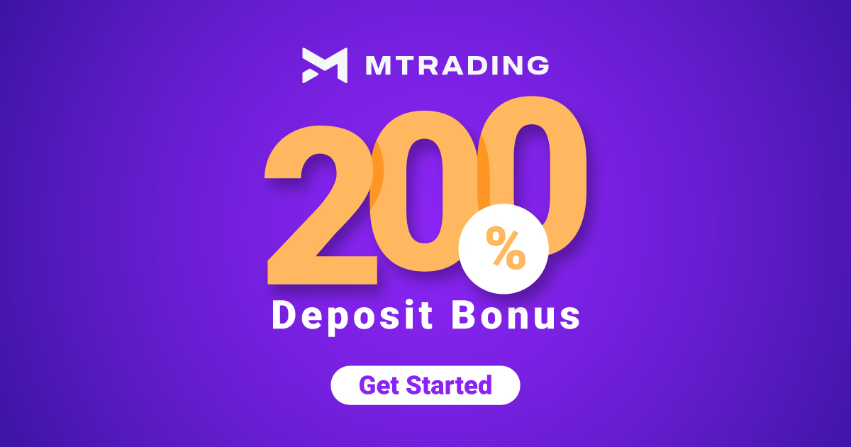 Forex 200% Deposit Bonus from Mtrading