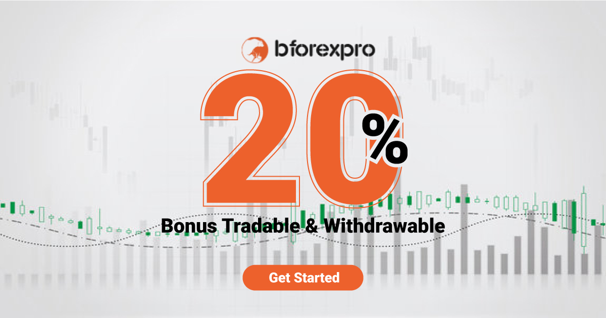 BFOREXPRO 20% Withdrawable & Tradable Bonus