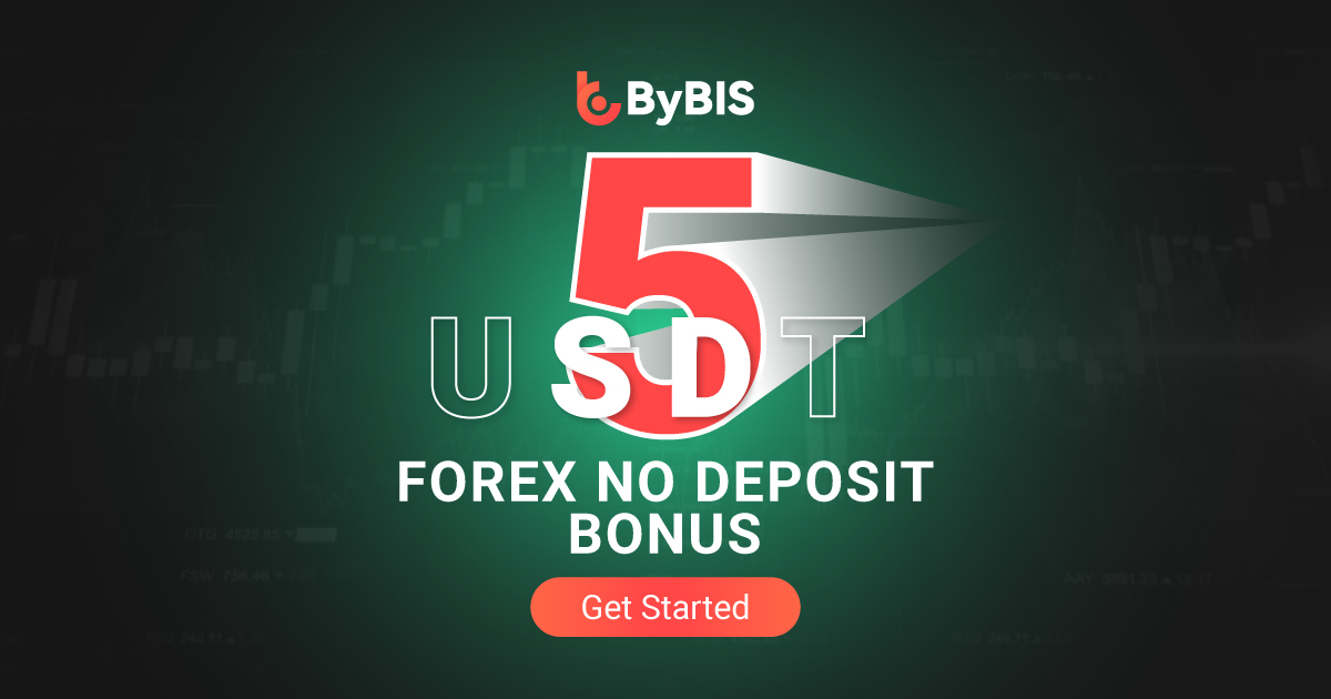 Forex Free 5 USDT No Deposit Bonus offered by ByBIS